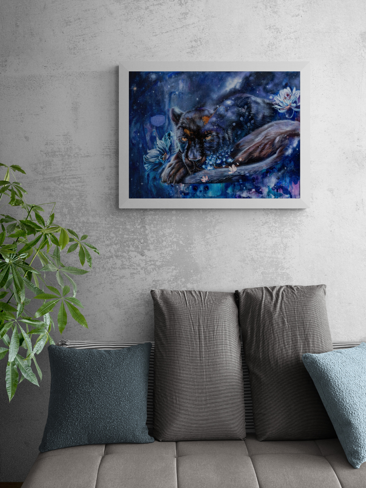 "Keeper Of Constellations" Framed Print